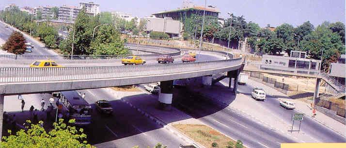 İstanbul Yıldız Çevreyolu Bağlantısı Üstgeçit Köprü İnşaatı